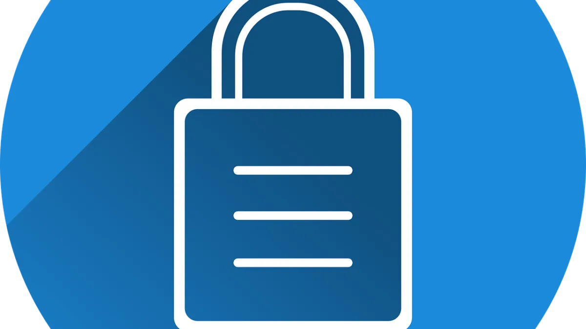 Free castle security locked vector