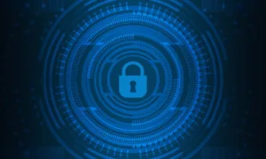 Free cyber security technology network illustration