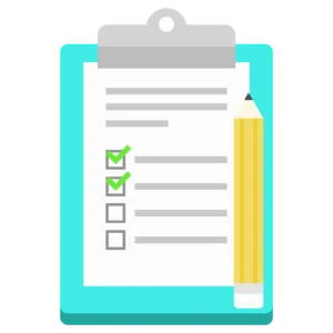 Free list notes icon illustration