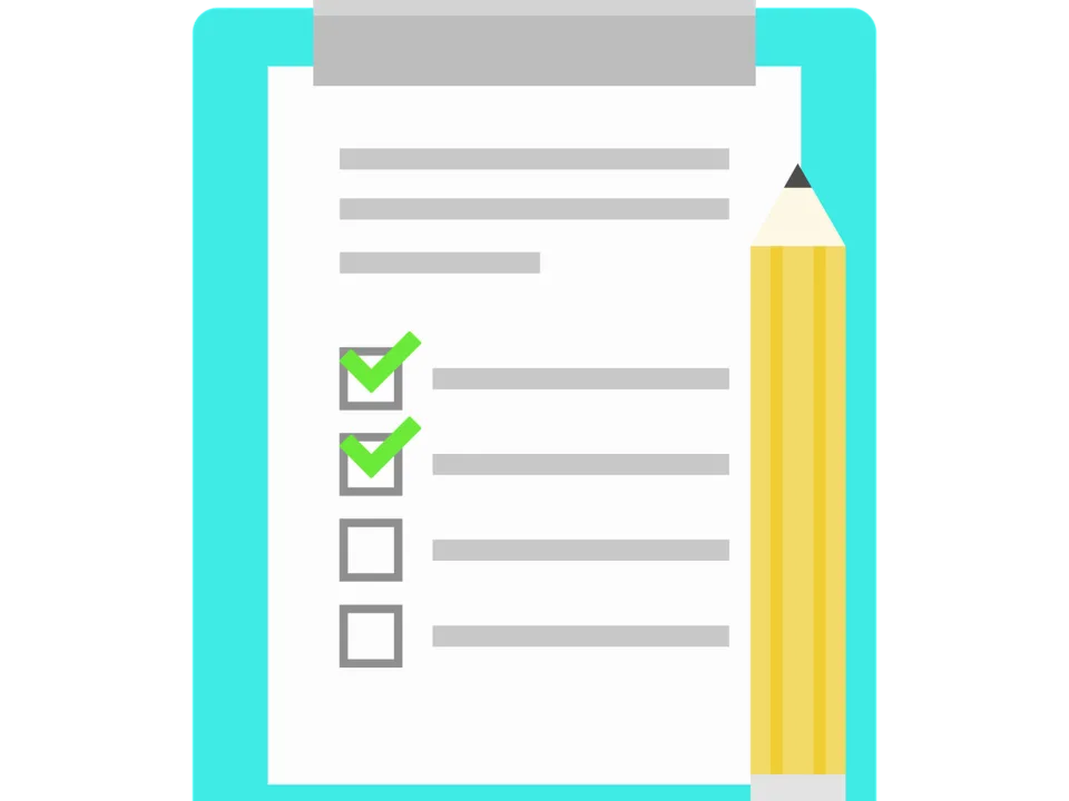 Free list notes icon illustration