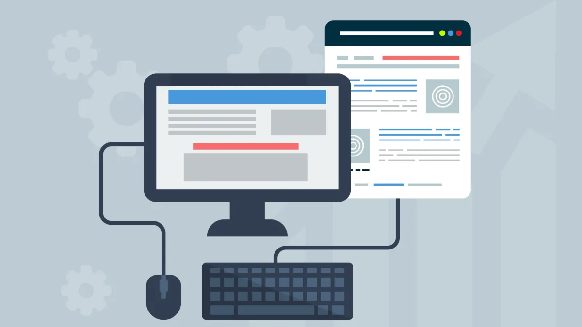 Free web design user interface website illustration